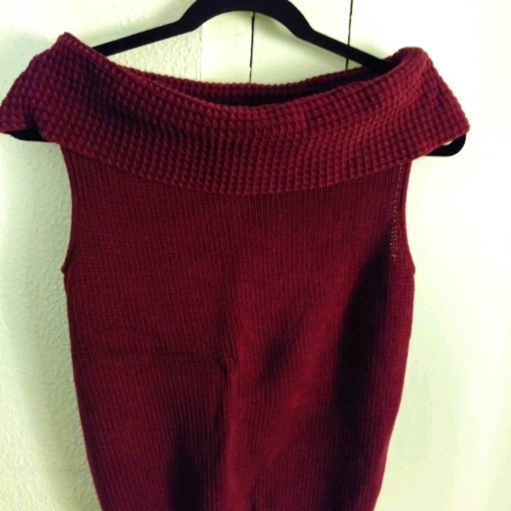 JCrew Sleeveless Cowl neck Sweater M